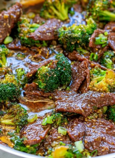 Delicious beef and broccoli stir-fry served in a cozy bowl