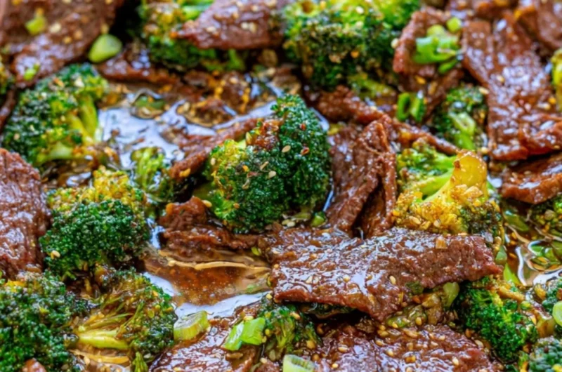 Delicious beef and broccoli stir-fry served in a cozy bowl