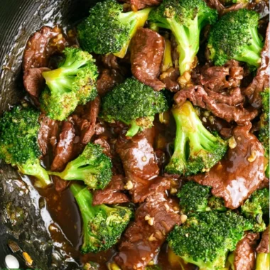 Cozy beef and broccoli stir-fry served in a bowl, ideal for weeknight dinners