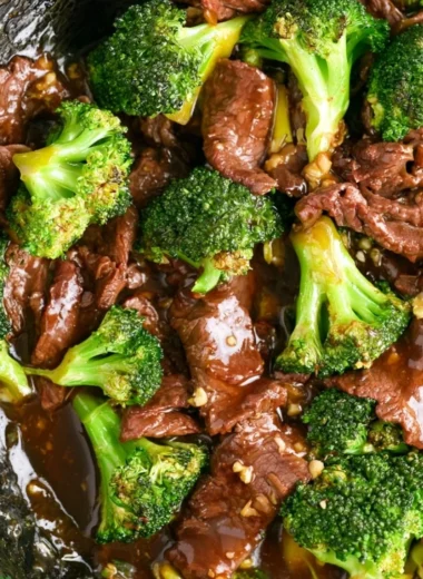 Cozy beef and broccoli stir-fry served in a bowl, ideal for weeknight dinners