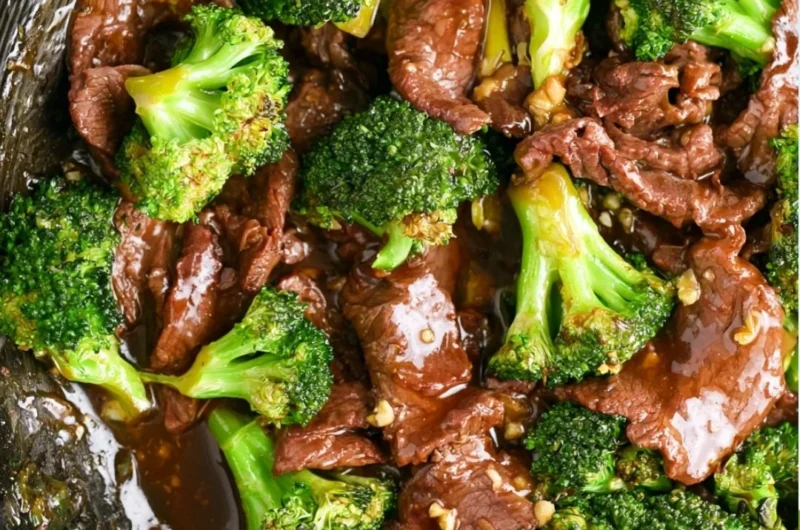 Cozy beef and broccoli stir-fry served in a bowl, ideal for weeknight dinners