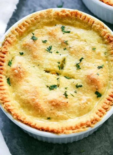 Cozy gluten and dairy-free chicken pot pie served in a bowl