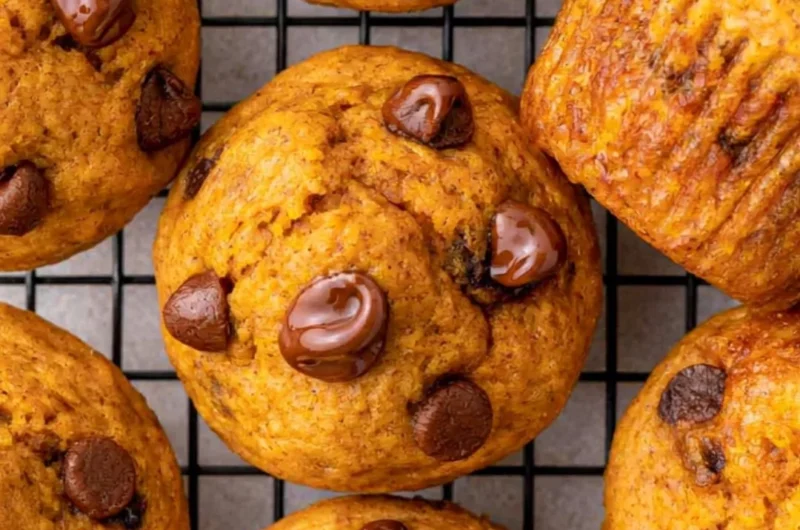 Delicious mini pumpkin muffins baked to perfection