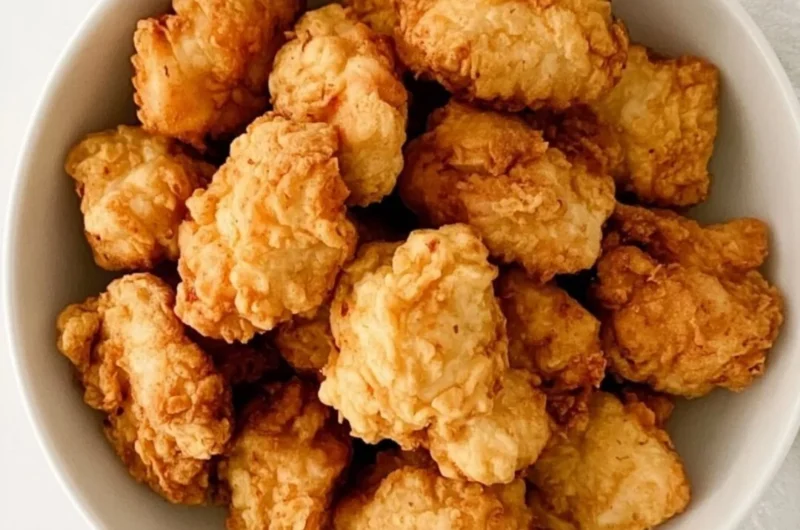 Gluten Free Chick Fil A Nuggets served with dipping sauce