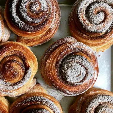 Freshly baked Cardamom Sugar Buns with a sprinkle of sugar and spices