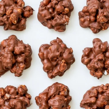 Cozy Rocky Road Candy with nuts, marshmallows, and chocolate