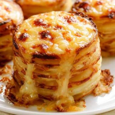 Delicious 4-ingredient Easter dinner recipes featuring potato slices and cheese muffins.