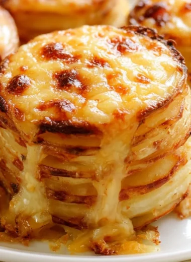 Delicious 4-ingredient Easter dinner recipes featuring potato slices and cheese muffins.