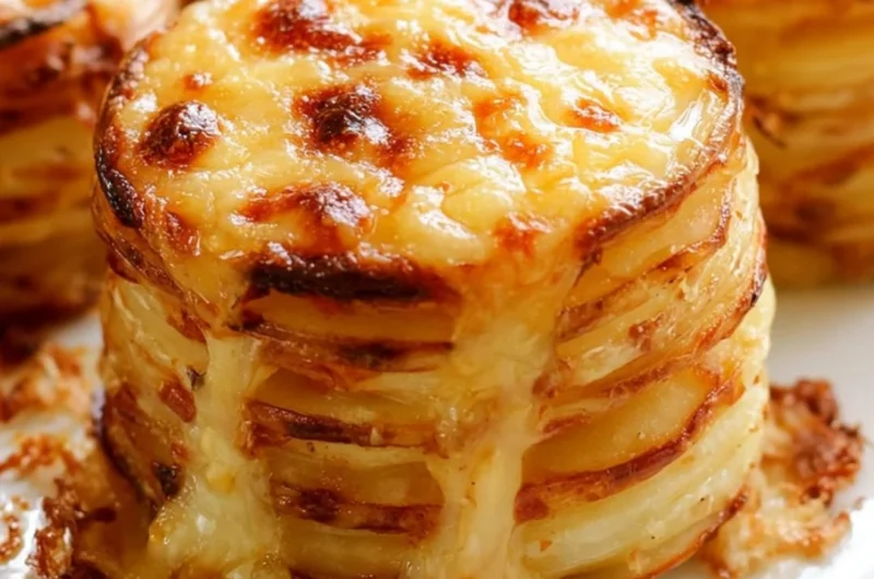 Delicious 4-ingredient Easter dinner recipes featuring potato slices and cheese muffins.